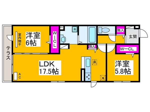 仮）トリシア東区大美野ＭＳの物件間取画像